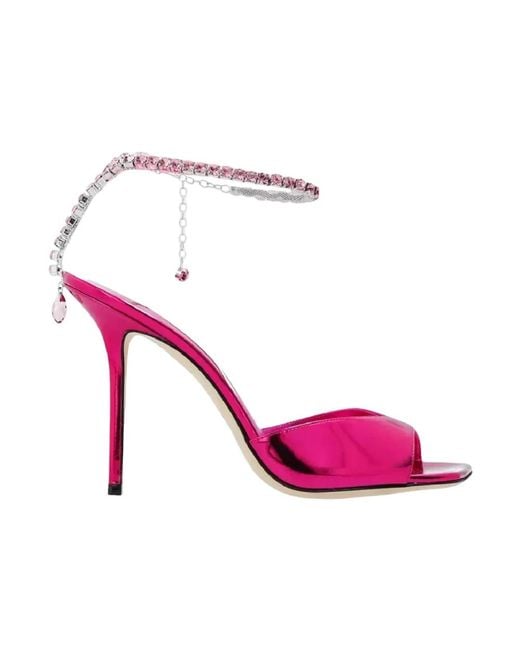 Jimmy Choo Pink High Heel Sandals