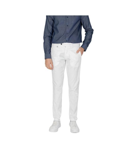 Antony Morato Blue Slim-Fit Trousers for men
