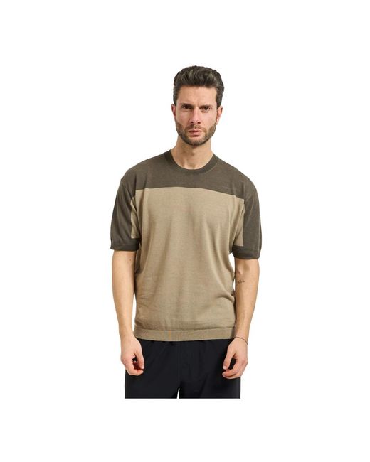ARMANI EXCHANGE Brown Round-Neck Knitwear for men