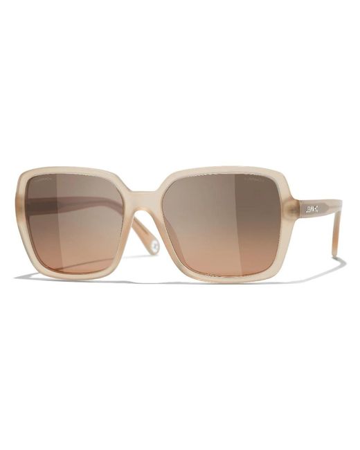 Accessories > sunglasses Chanel en coloris Brown