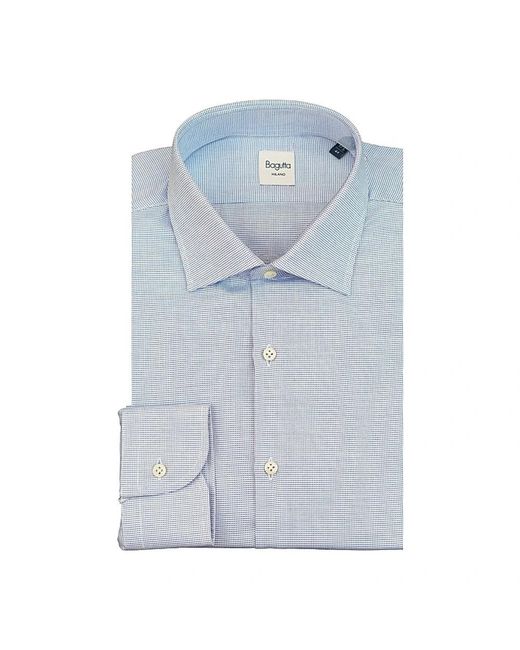 Bagutta Blue Formal Shirts for men