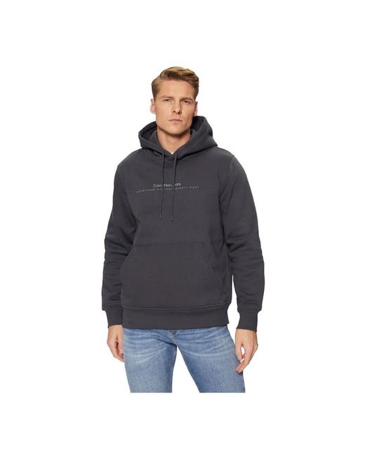 Calvin Klein Kapuzenpullover - regular fit, grau in Blue für Herren