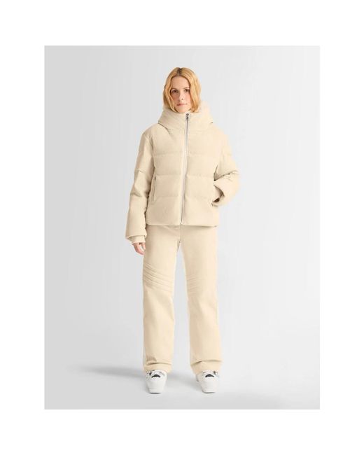 Fusalp Barsy Velvet Down Jacket in het Natural