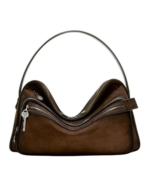 Acne Brown Shoulder Bags