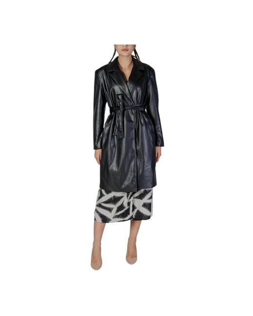 ONLY Belted Coats in het Black