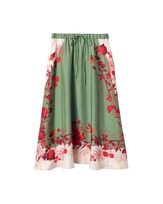 LaDoubleJ Midi Skirts in het Green