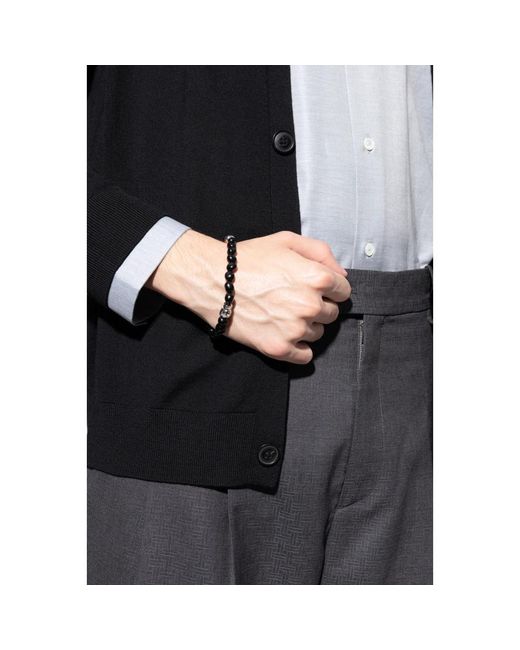 Bracelets Ferragamo de hombre de color Black