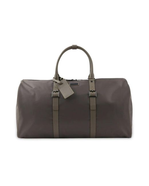 Paul & Shark Nylon Holdall Tasche Mit Lederbesatz in Black für Herren