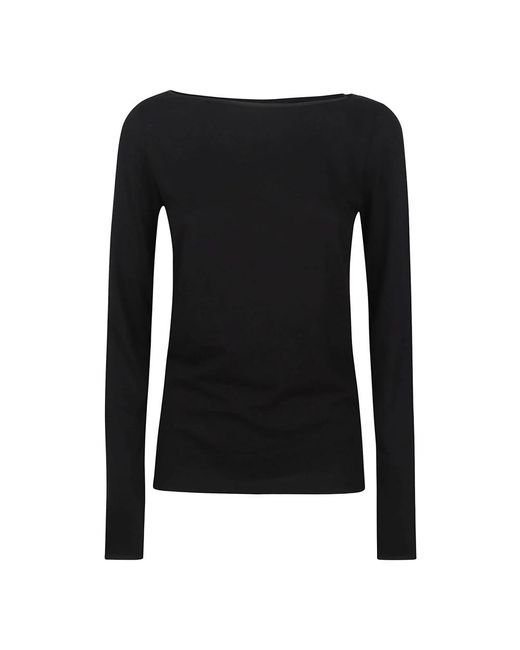 Majestic Filatures Black Long Sleeve T-Shirts