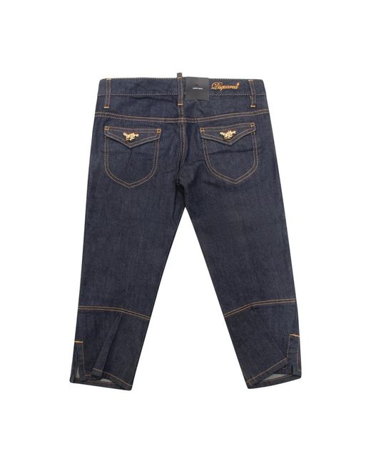 DSquared² Blue Straight Fit Jeans