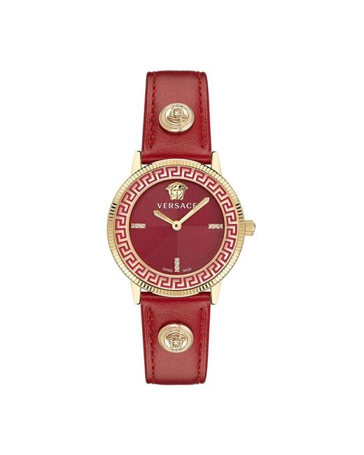 Versace Red Armbanduhr v-tribute - ve2p ipchamp case w/ enamel - dial wit diamonds si-1 gh color