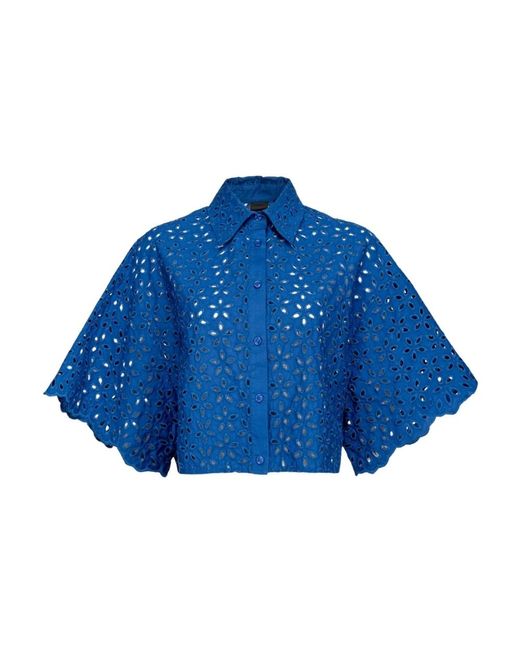 Blouses & shirts > blouses Pinko en coloris Blue