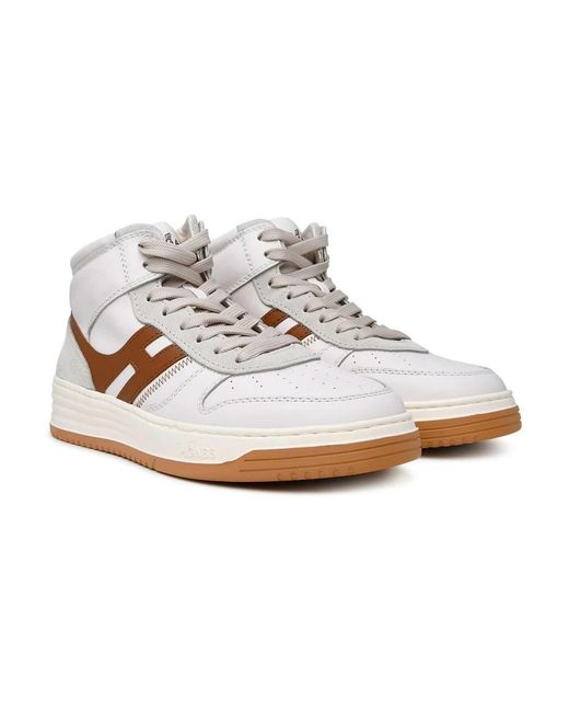 Hogan White Leather H630 Sneakers for men