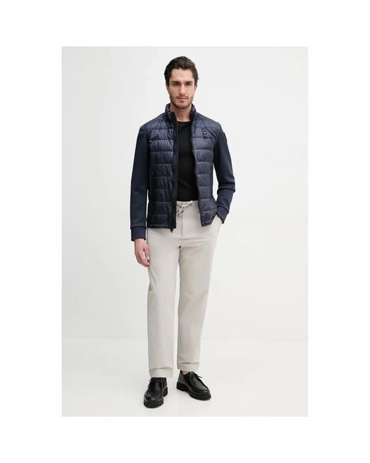 Winter Jackets Blauer de hombre de color Blue