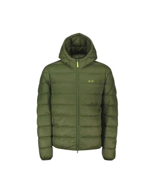 Sun 68 Green Down Jackets for men