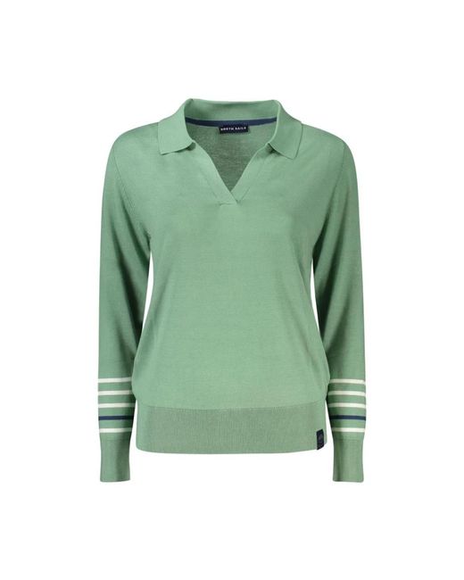 V-Neck Knitwear di North Sails in Green