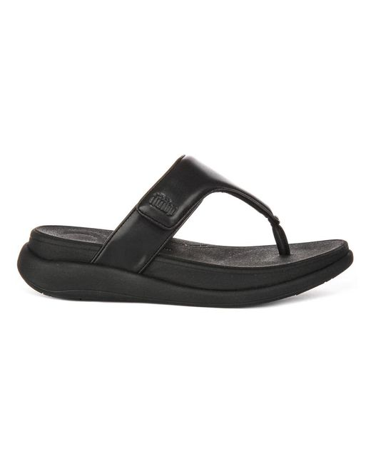 Fitflop Schoenen ,Zwart ,Leer Zwarte F-Mode Go Sandalen Vrouwen in het Black