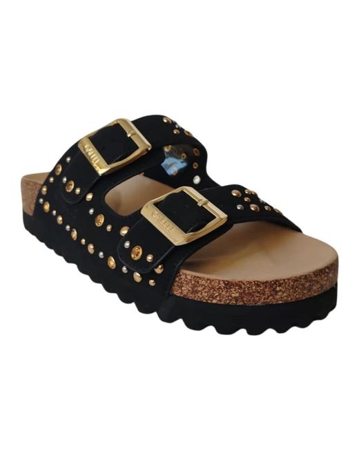 Gaelle Paris Black Sliders