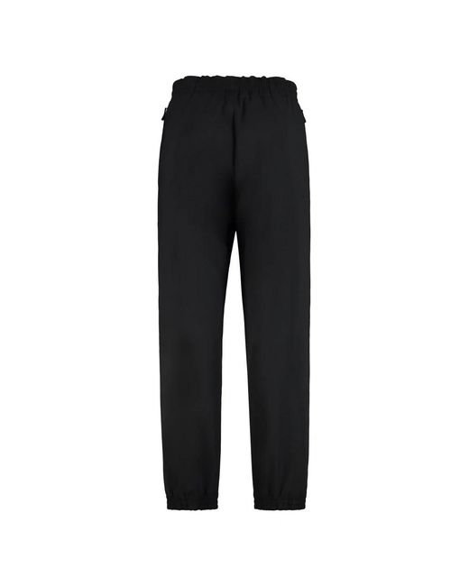 Moncler Broeken ,Zwart ,Polyester Logo Joggingbroek in het Black voor heren