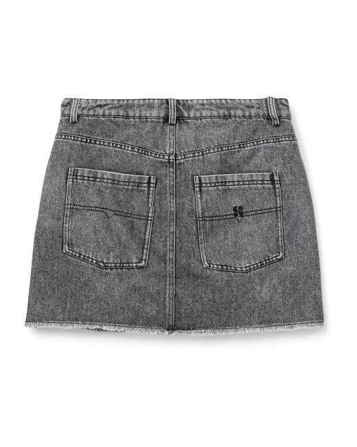 Sofie Schnoor Gray Denim Skirts