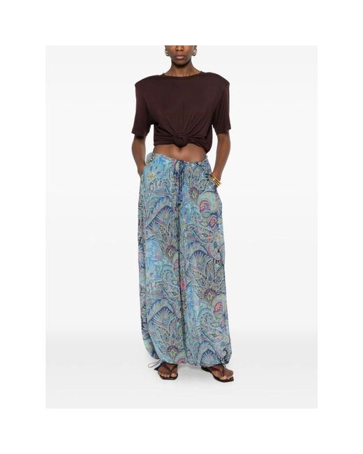 Etro Blue Tapered Trousers