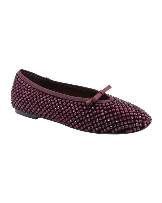 Lola Cruz Purple Ballerina Shoes