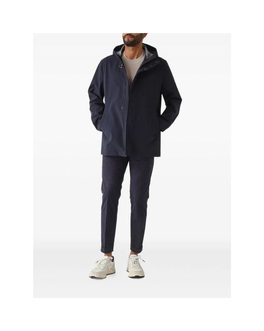 Fay Blue Parkas for men