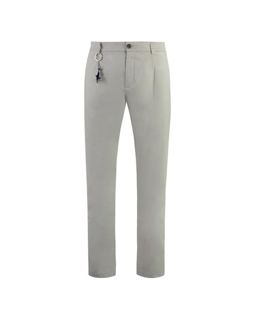 Slim-Fit Trousers di Paul & Shark in Gray da Uomo