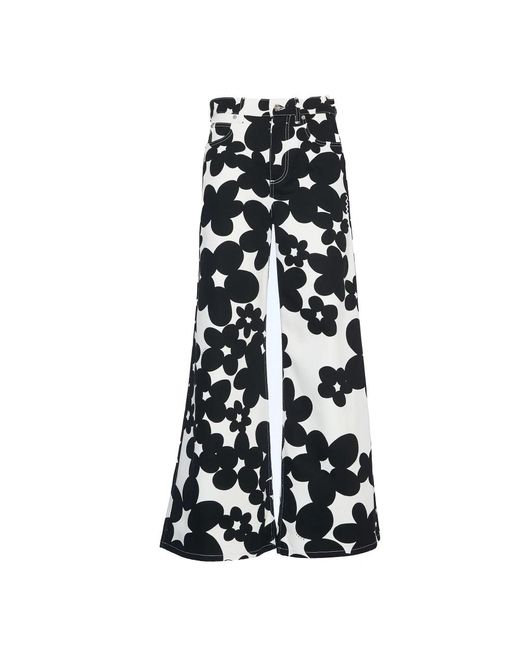 Marni Black Wide Trousers