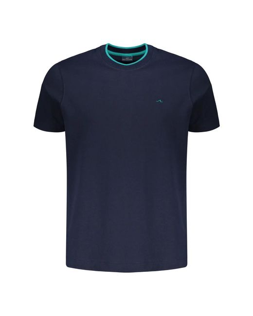 Paul & Shark Katoenen T-Shirt Met Contrasterende Inzetstukken in het Blue voor heren