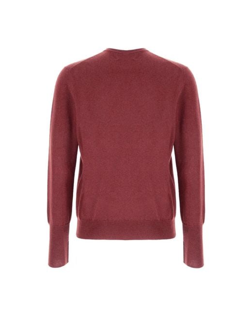 Ballantyne Red Round-Neck Knitwear for men
