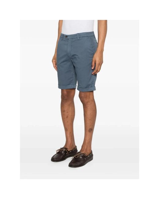 Corneliani Blue Casual Shorts for men