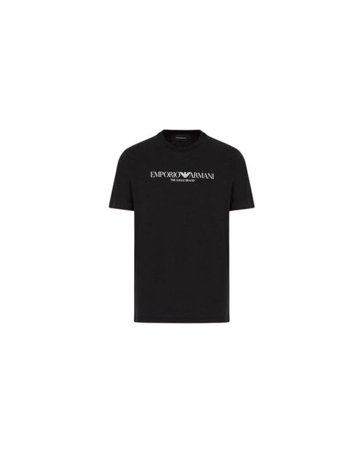 Emporio Armani Black T-Shirts for men