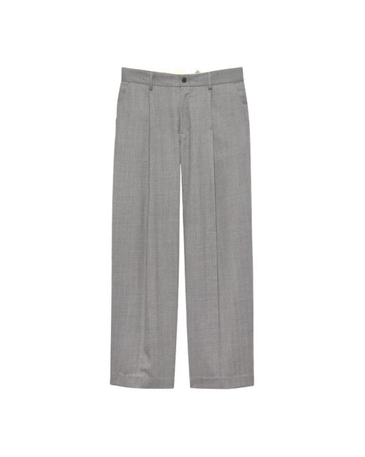 New Amsterdam Surf Association Gray Wide Trousers for men