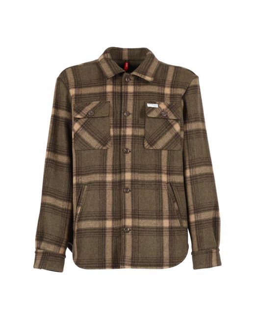 Fay Over Shirt-Jacket Archive in het Green voor heren