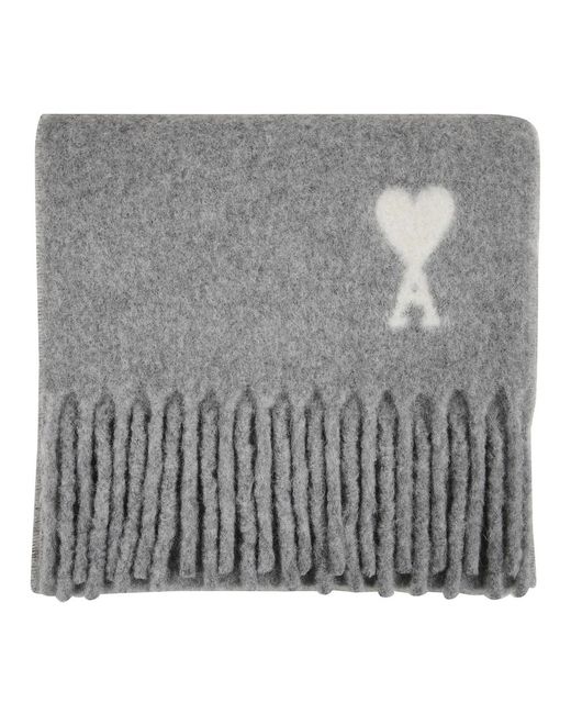 AMI Winter Scarves in het Gray