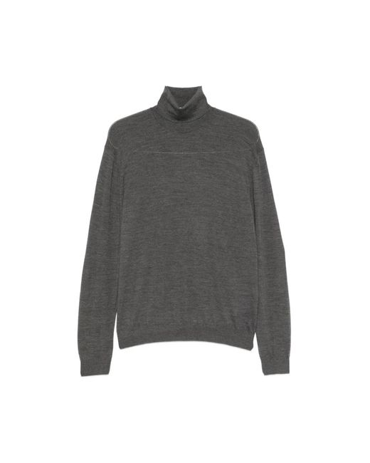 Malo Gray Turtlenecks for men