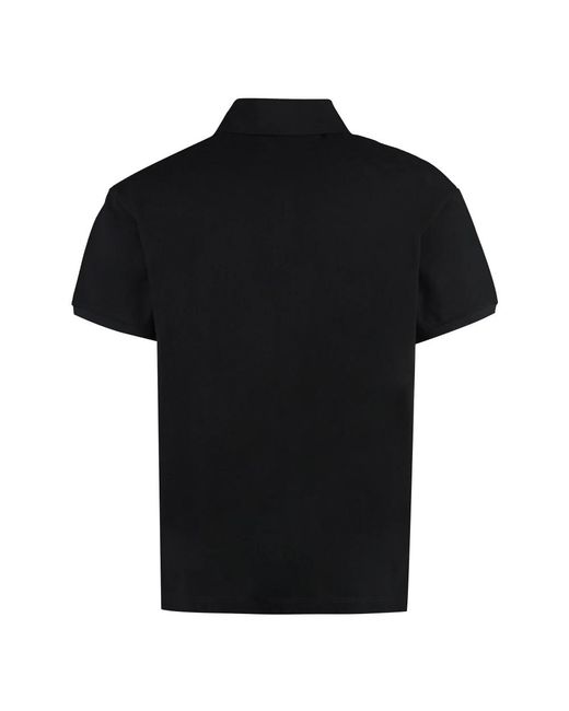 Palm Angels Black Polo Shirts for men
