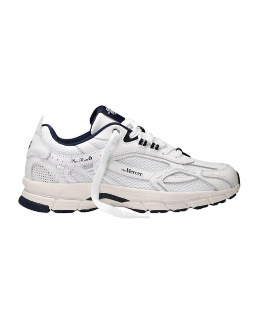 Mercer Nappa Re-Run Damesmode Sneakers in het White