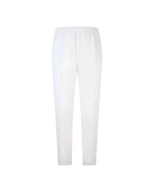 Trousers > slim-fit trousers Liu Jo pour homme en coloris White