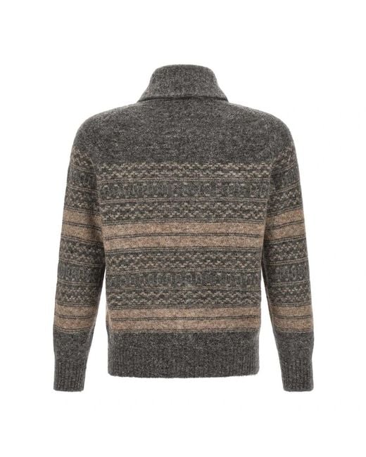 Brunello Cucinelli Gray Cardigans for men