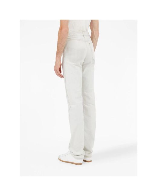 Maison Margiela Gray Straight Fit Jeans for men