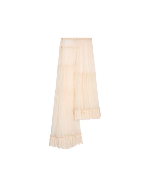 Dries Van Noten Rokken ,Maxi Rok in het Natural