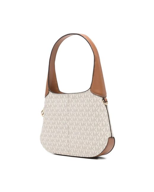 Michael Kors Natural Shoulder Bags