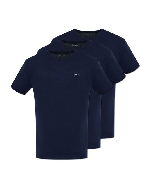 Paul Smith Dreierpack T-Shirts in Blue für Herren