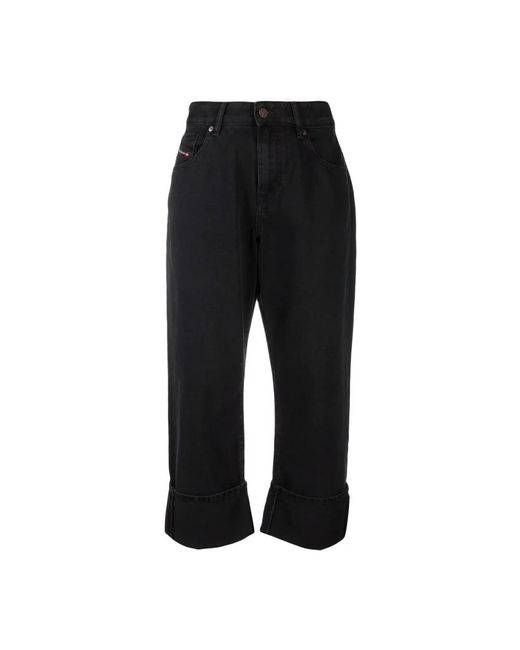 DIESEL Black Loose-Fit Jeans