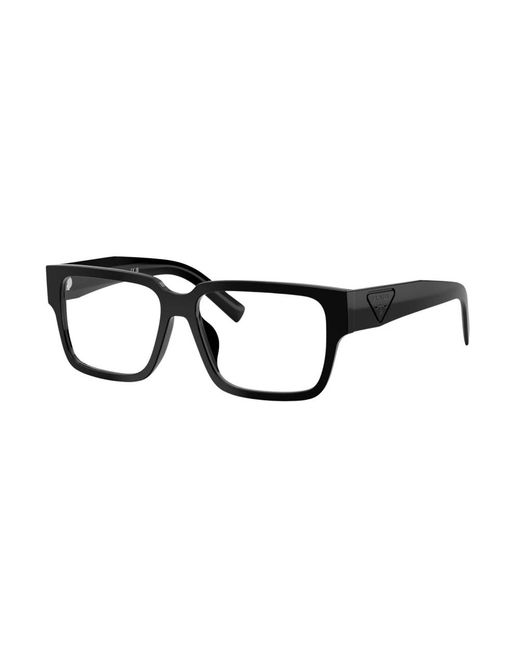 Prada D10Vd Brillen in het Black voor heren