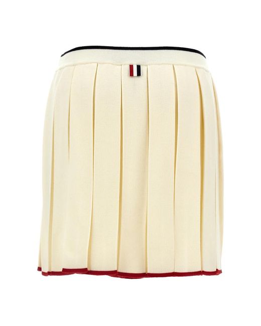 Thom Browne Natural Short Skirts