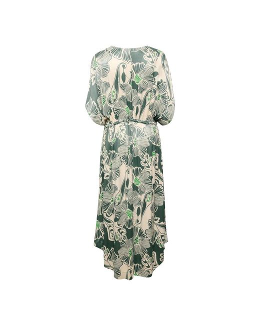 Saint Tropez Green Midi Dresses