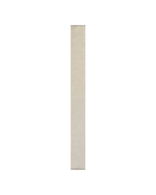 Zegna White Silk Scarves for men